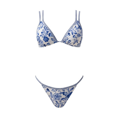 Porcelain Blossom Bikini Set